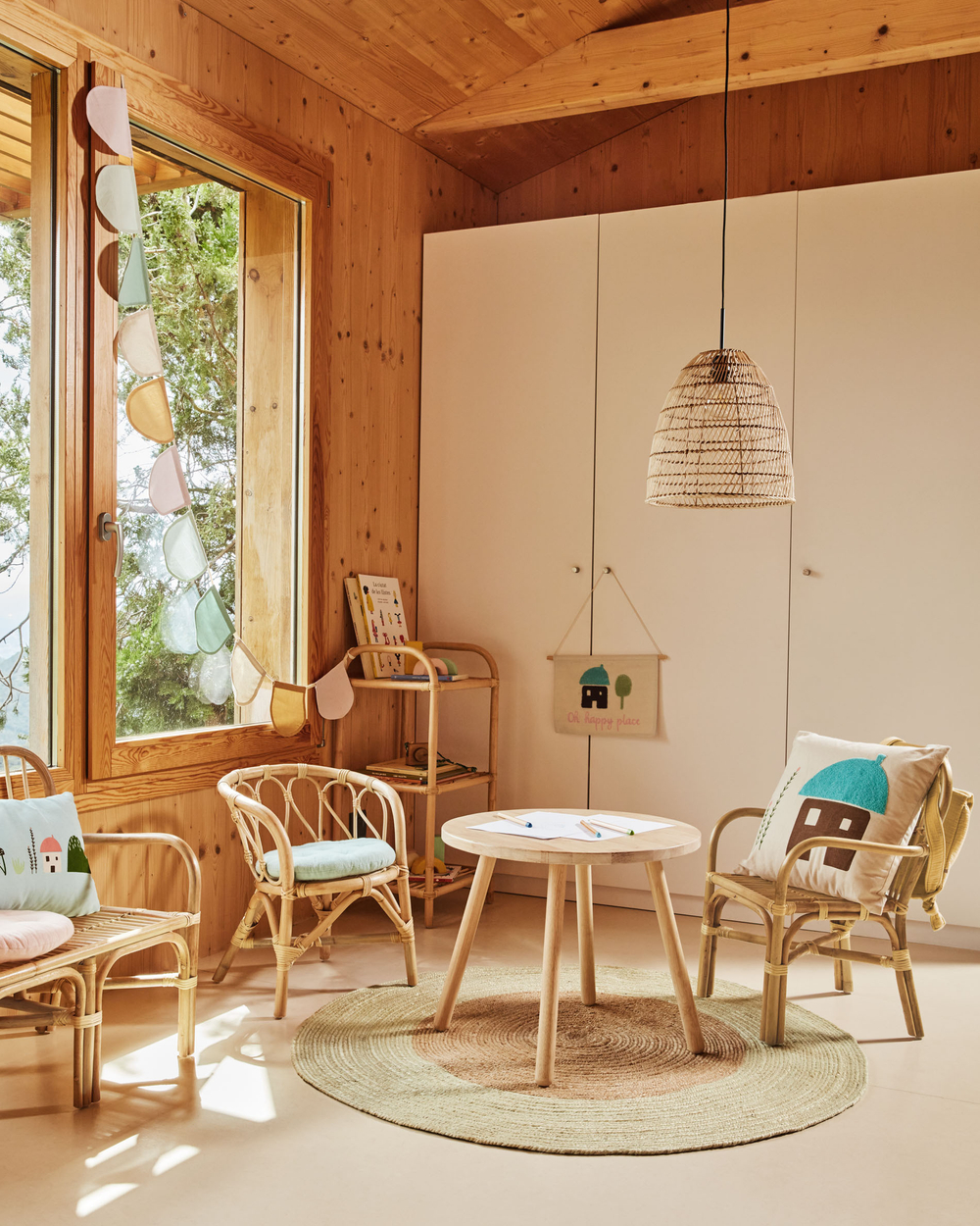 Детский стул Marzieh из ротанга