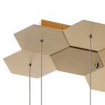 750263 Люстра подвесная FAVO LED-80W 3840LM ЗОЛОТО 4000K