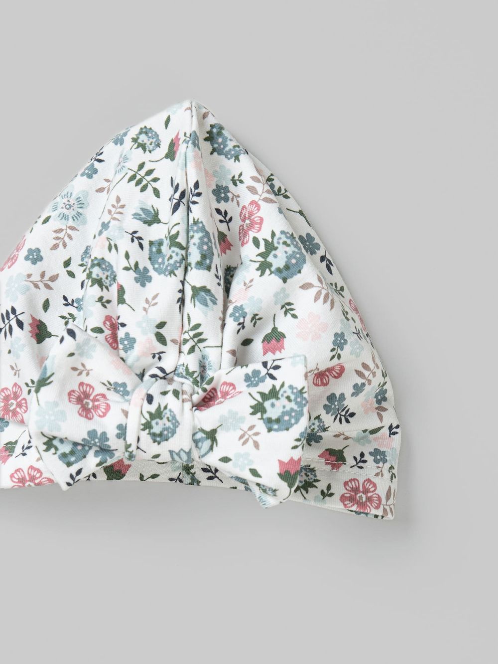Шапка тюрбан "Цветы" 0+