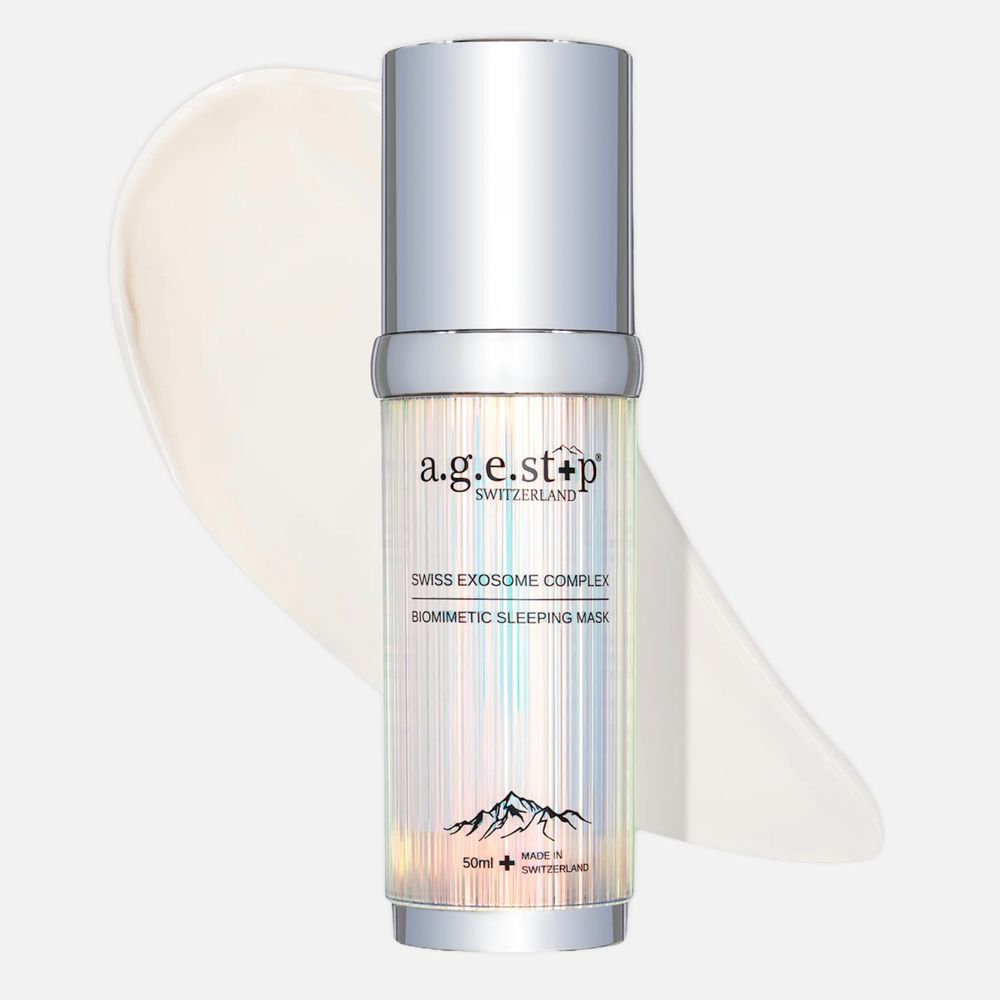 AGESTOP SWITZERLAND Swiss Exosome Complex Biomimetic Sleeping Mask Восстанавливающая ночная маска с экзосомами 50мл. AGESTOP SWITZERLAND Swiss Exosome Complex Biomimetic Sleeping Mask Восстанавливающая ночная маска с экзосомами 50мл.
