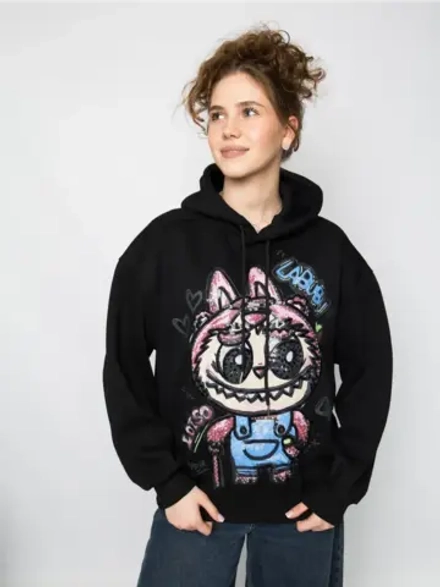 Толстовка утепленная с капюшоном