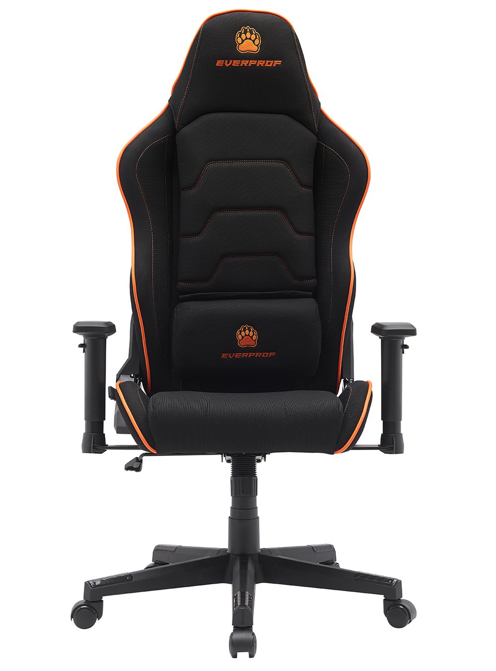 Кресло Everprof Panther Ткань Оранжевый/Черный