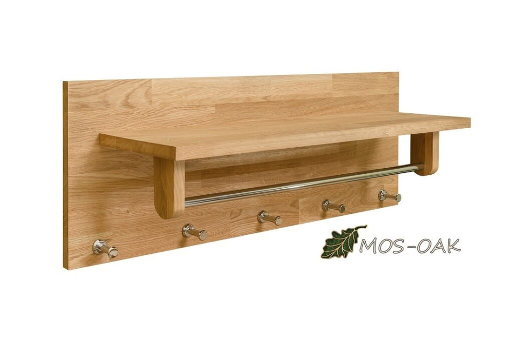 Полка для одежды Альби из массива дуба