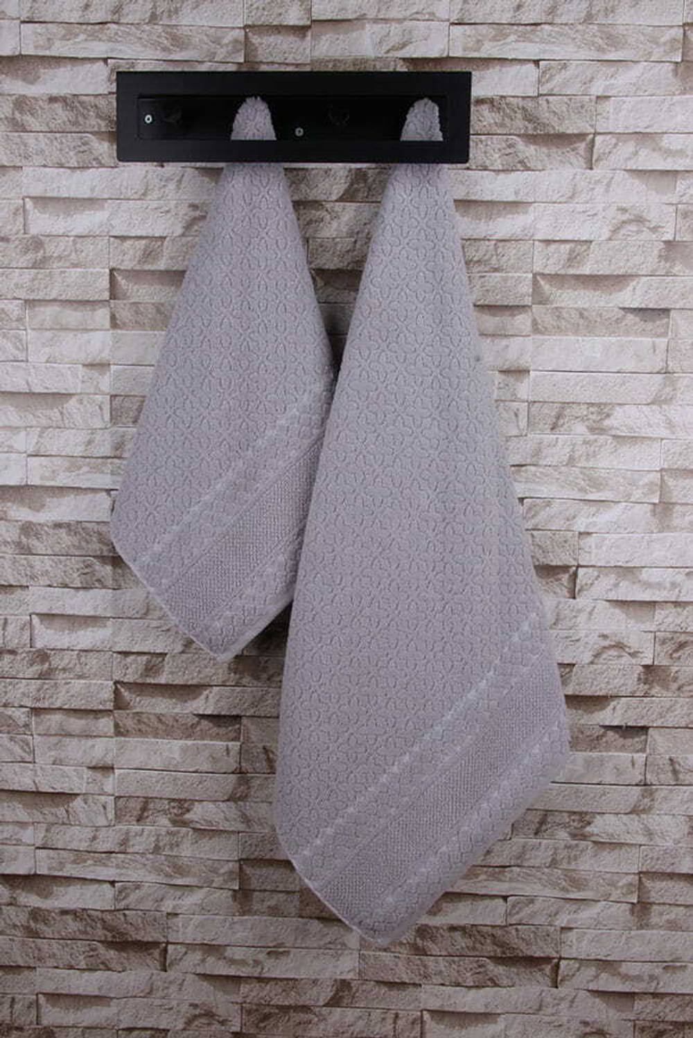 Полотенце 70х140 Arya home Fly серое