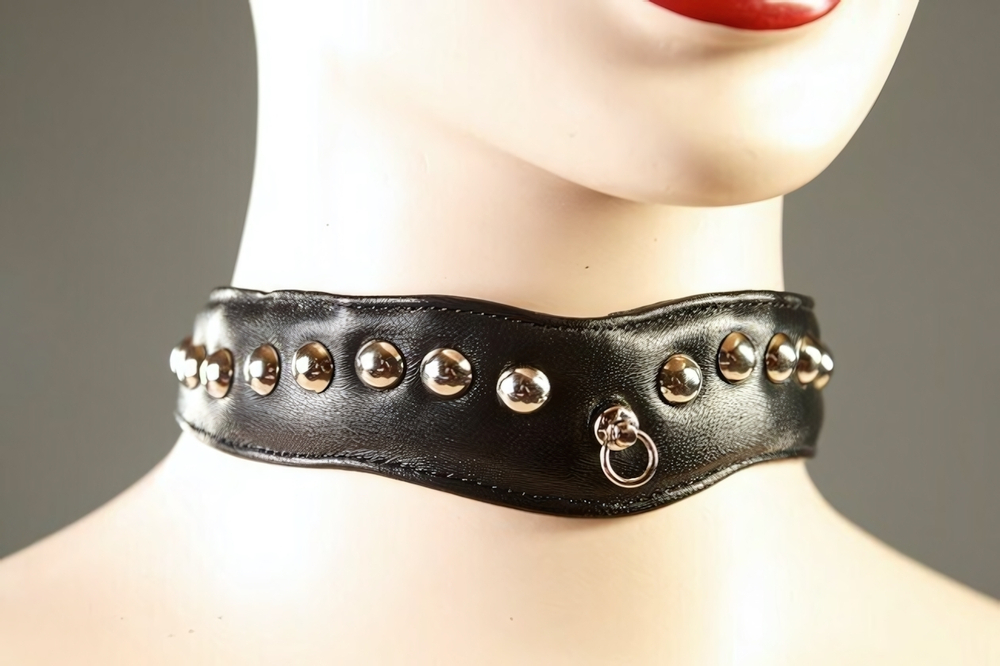 Ошейник декоративный "сфера" (Цвет: черный)