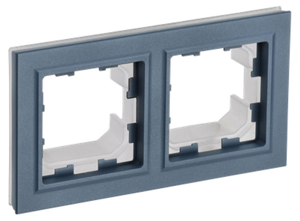 BRITE Рамка 2-местная IP44 РУ-2-БрМ-44 маренго IEK