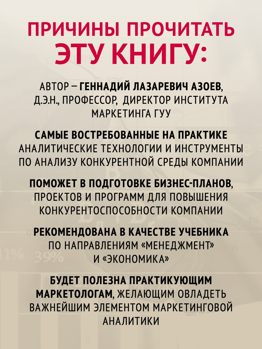 Анализ деятельности конкурентов. Учебник для вузов