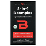 NutraChamps, комплекс витаминов группы B 8 в 1, малина, 60 мл (2 жидк. унции)