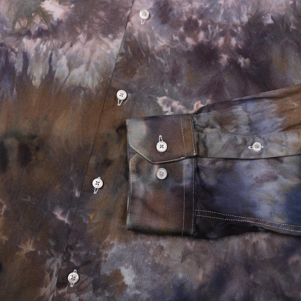 Рубашка Otium Atelier с космической тайдай окраской, XXL