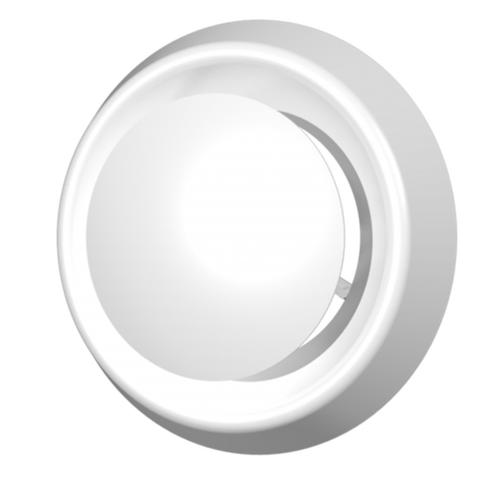 Анемостат 150 15АПВП d150 приточно-вытяжной регулируемый с фланцем ERA title=