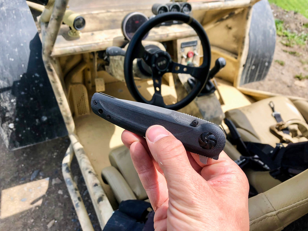 Складной нож Biker Z M390 (Cryo) StoneWash