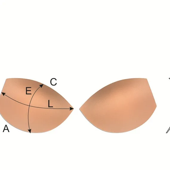 !дефект! Чашки без пуш-апа серебристый пион (70В-75А-65С), Беларусь