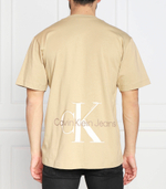 футболка archival monologo CALVIN KLEIN JEANS - светло-коричневый(J30J322507)