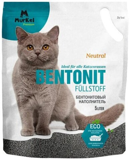 Murkel Бентонитовый наполнитель Нейтральный 5 л.