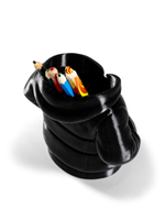 Подставка для карандашей "Худи", 13 см высота, 3D печать, черная