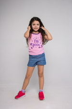 Майка летняя д/ дев Qeen р.80 (Ваш трикотаж) 00504, 1 шт.