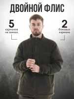 Толстовка тактическая флисовая утеплен двойная с карманами (Цена договорная)