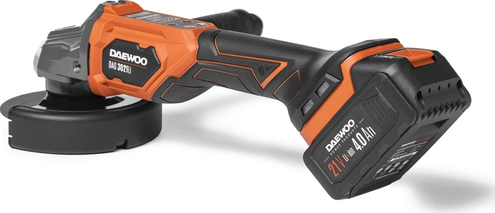 Угловая шлифмашина аккумуляторная DAEWOO DAG 3021Li SET