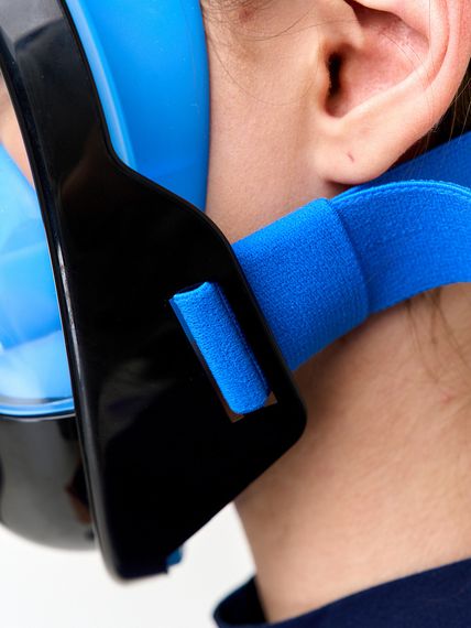 Маска полнолицевая Sargan Планета океан 2.0 черный/голубой