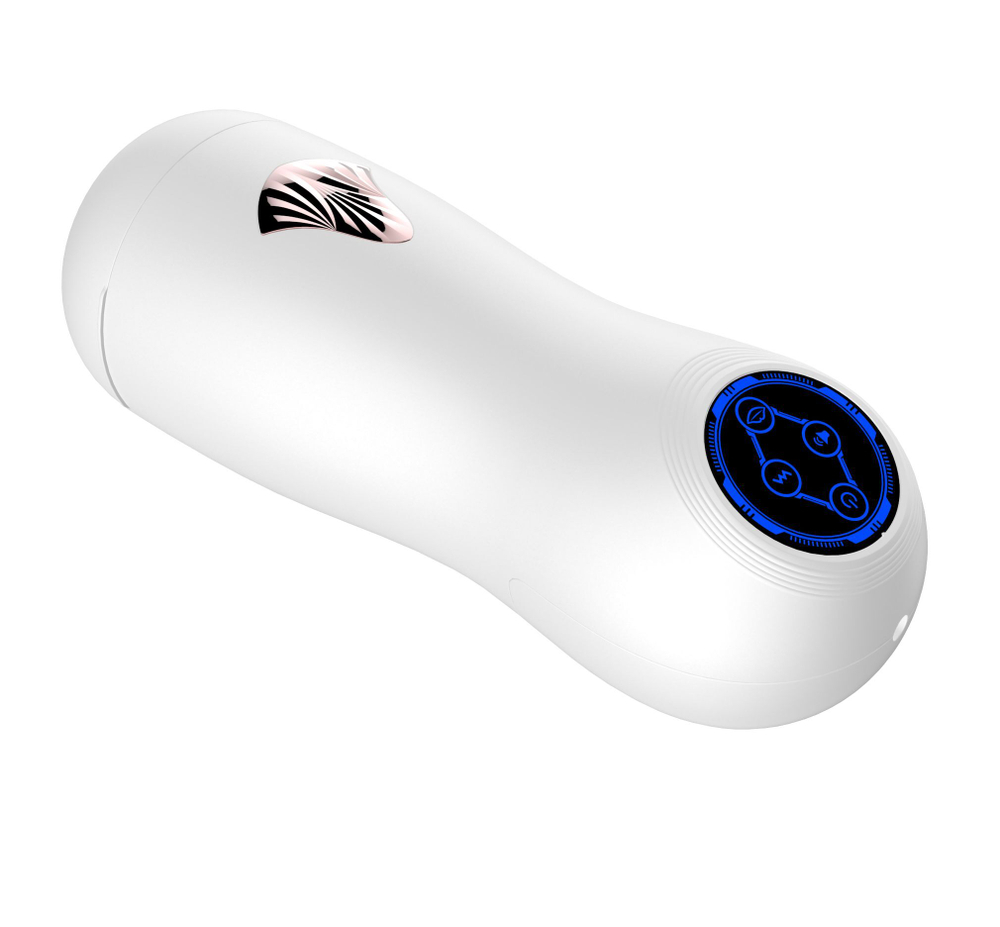 Реалистичный мастурбатор в колбе с функцией всасывания (Цвет: телесный)