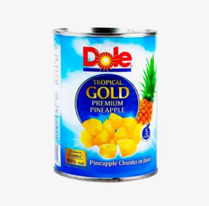 Ананасы Dole Tropical Gold кусочки в соке 567 г