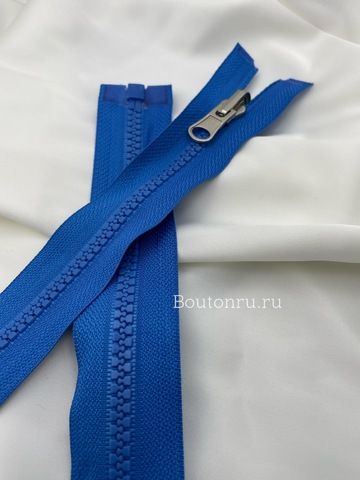 Молния тракторная синий с перекидным бегунком