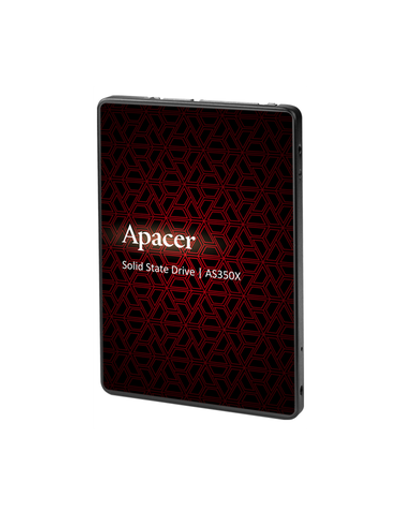 Apacer SSD PANTHER AS350X 256Gb SATA 2.5" 7mm, R560/W540 Mb/s, 3D NAND, IOPS 81K/74K, MTBF 1,5M, 180TBW, Retail, 3 years (AP256GAS350XR-1)