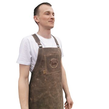 Фартук рабочий, RUBANKOV, модель 4, светло-коричневый 'состаренный'