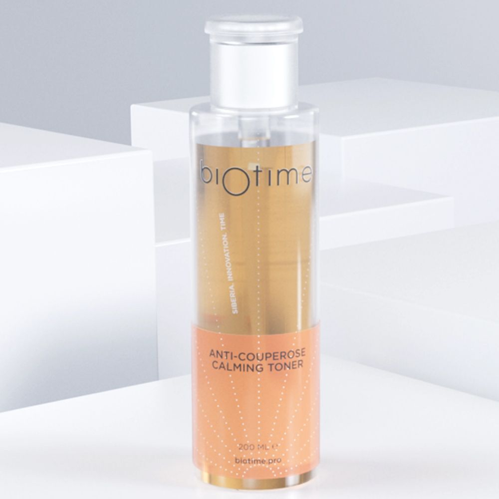 ANTI-COUPEROSE CALMING TONER BIOTIME - Тоник успокаивающий для кожи с куперозом (Биотайм), 200 мл