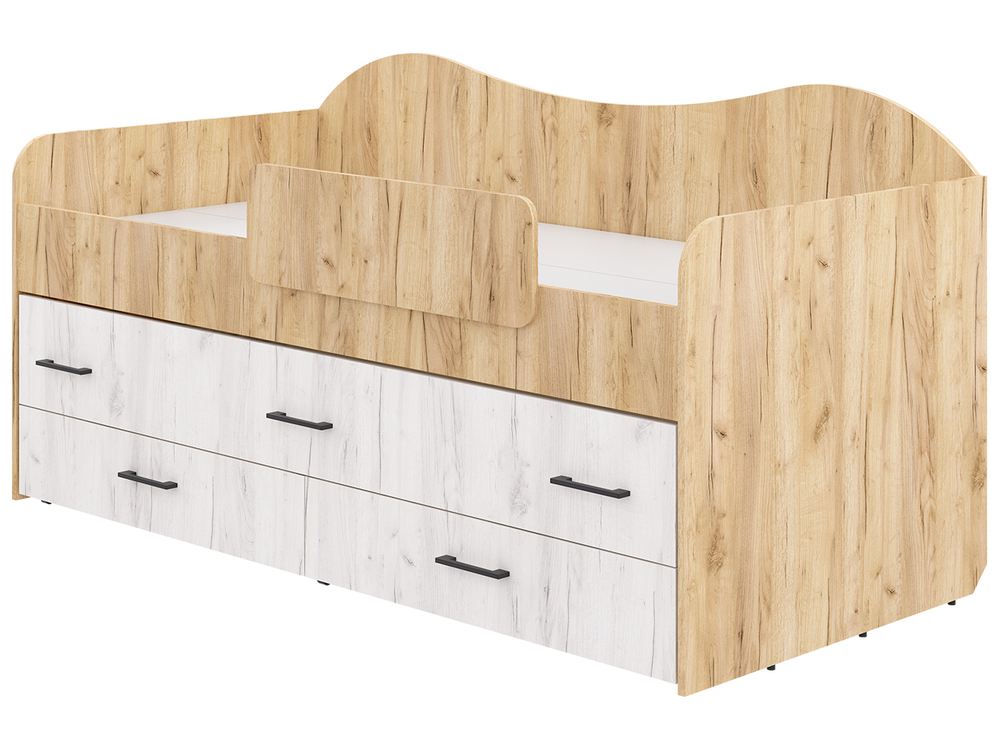 Кровать Нимфа двухместная Кр.золотой/Кр.светлый