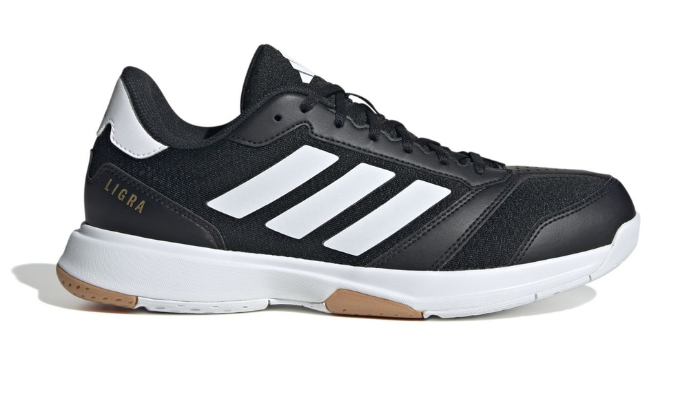 Мужские кроссовки для бадминтона/сквоша Adidas Ligra 8 M - core black/cloud white
