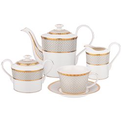 ЧАЙНЫЙ СЕРВИЗ LEFARD "CLASSIC" НА 6 ПЕР. 15 ПР. 1250/400/350/250 МЛ (КОР=1НАБОР.)