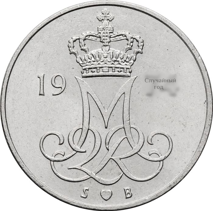 10 эре 1973-1988 Дания XF