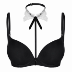 Декоративная бретель для бюстгальтера Grace (Цвет: кремовый с черным)