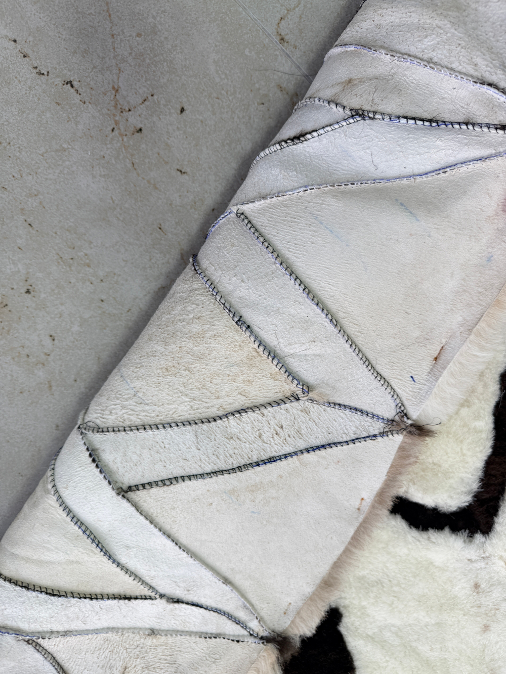 Ковер шкура натуральная овчина меховой