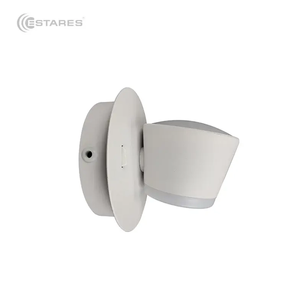 Светодиодный светильник, бра  ABAZUR 12W R-130-WHITE/WHITE-220-IP40