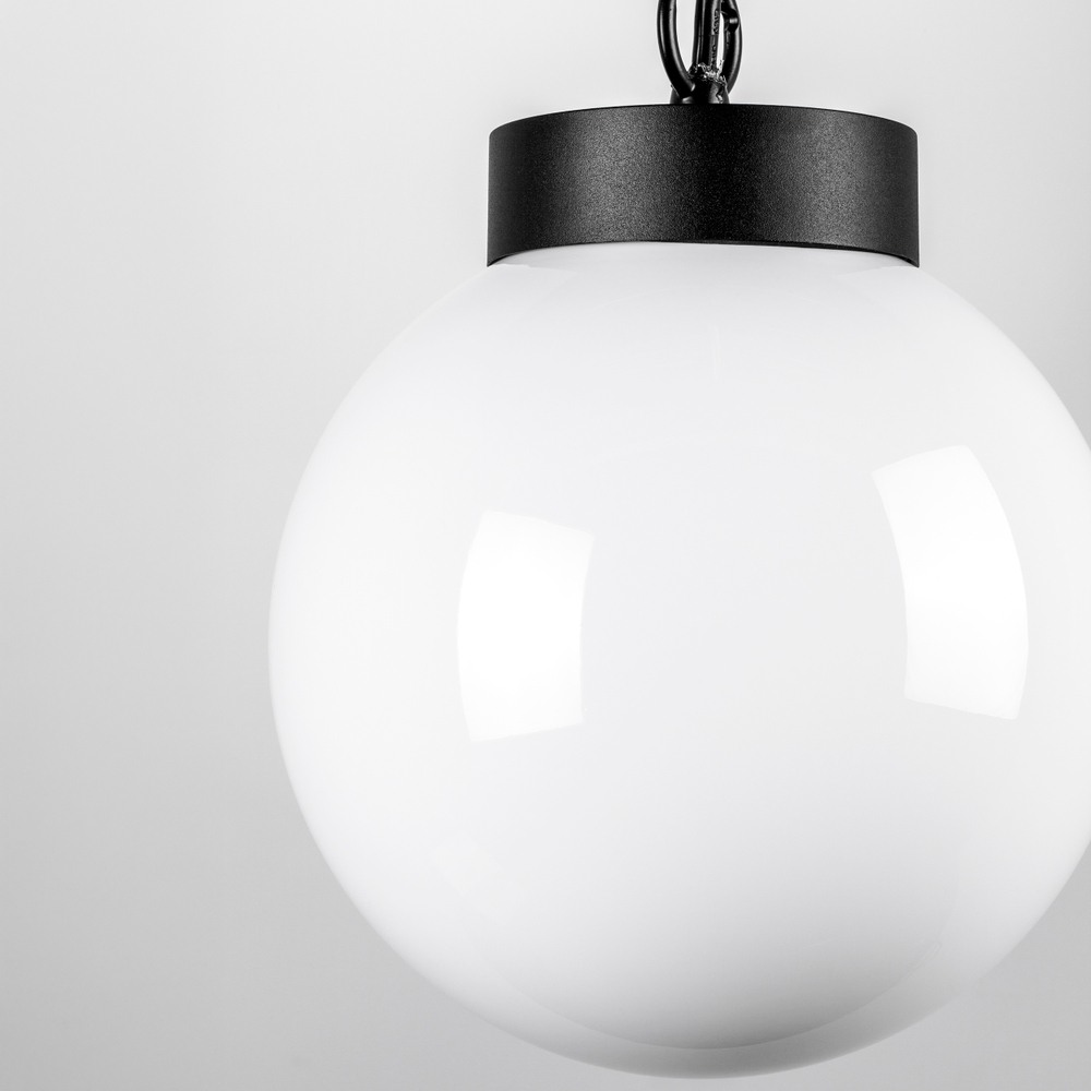 373110 Светильник BOLLA 1x10W (led) E27 ЧЕРНЫЙ IP65/IP44