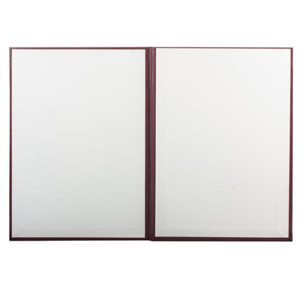 Папка адресная балакрон "НА ПОДПИСЬ", формат А4, бордовая, ПМ4013-111