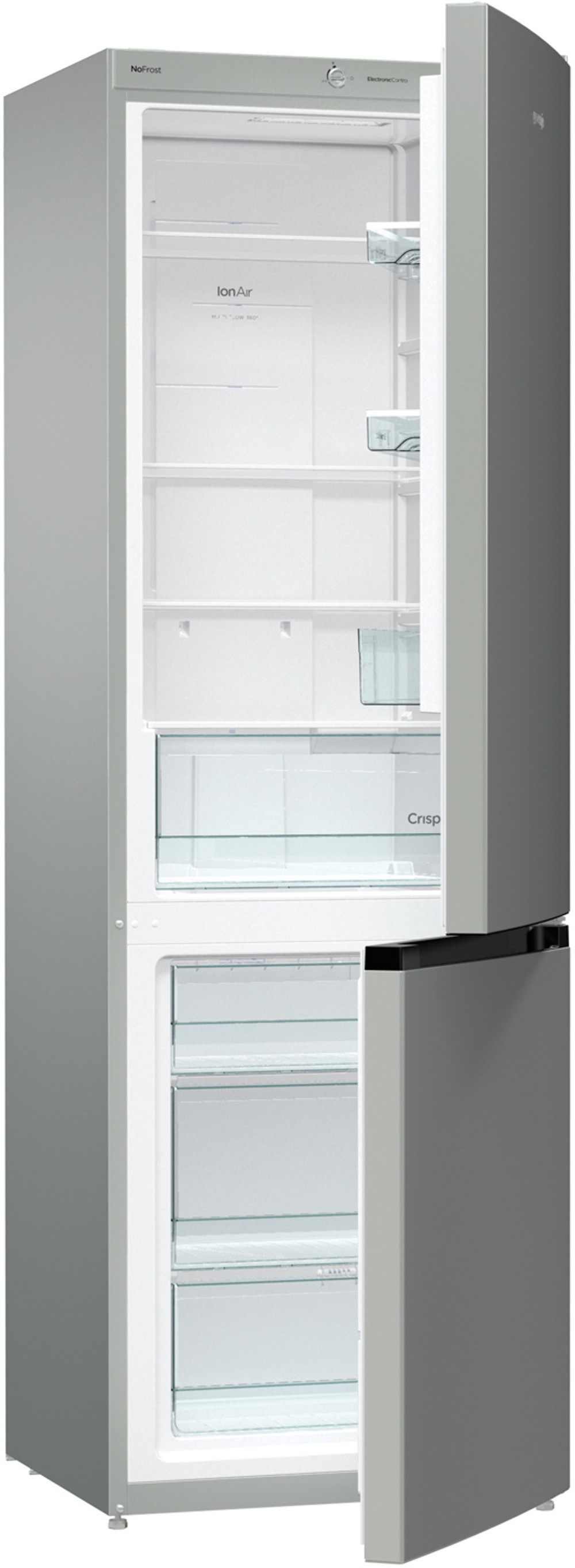 Отдельностоящий двухкамерный холодильник Gorenje NRK611PS4