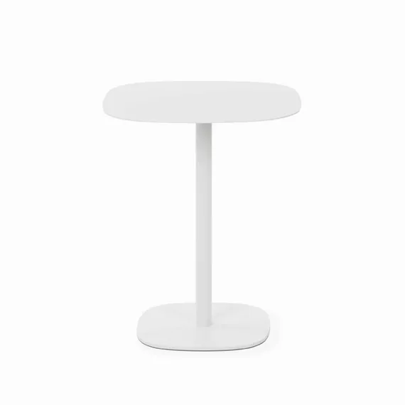 Барный стол Square 60х60х73 см, белый металл