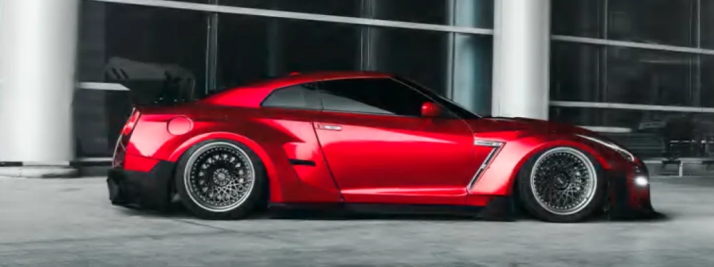 Широкий обвес для Nissan GT-R R35 2016-2023 Ниссан карбоновый тюнинг