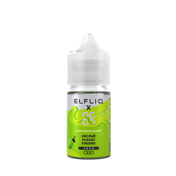 Купить Ароматизатор ElfLiq x Oggo Sour 12 мл - Кислый ананас клюква