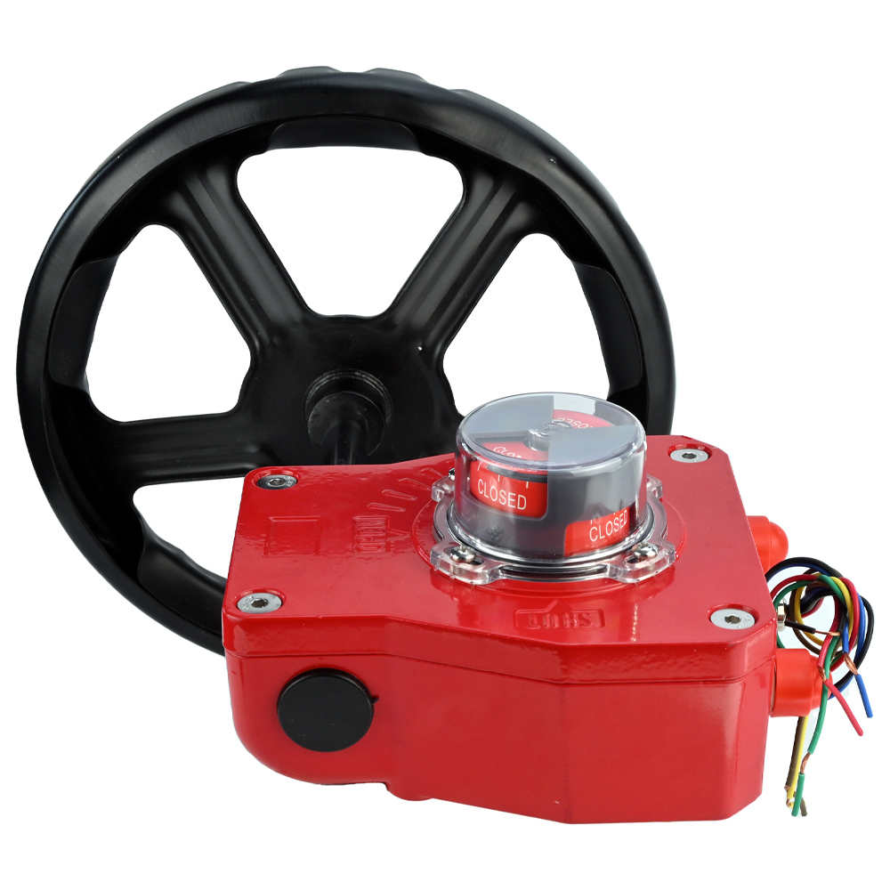 Quarter-turn gearbox Elephant HGBF, body material - aluminium alloy