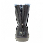 Угги Short Zip Metallic Grey