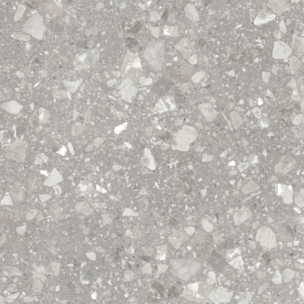 Terrazzo matt grey PG 01 600х600 (1-й сорт)