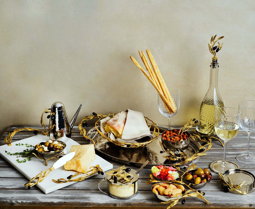 Сахарница с ложкой Michael Aram Olive Branch