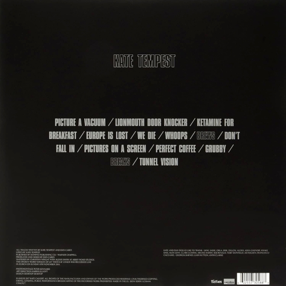 Kate Tempest / Let Them Speak Chaos - Let Them Beat Chaos (Coloured Vinyl)(2LP)