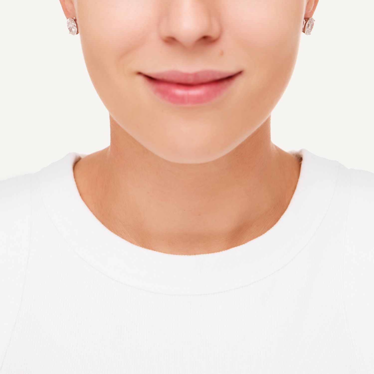 Серьги Cut Earrings Oval