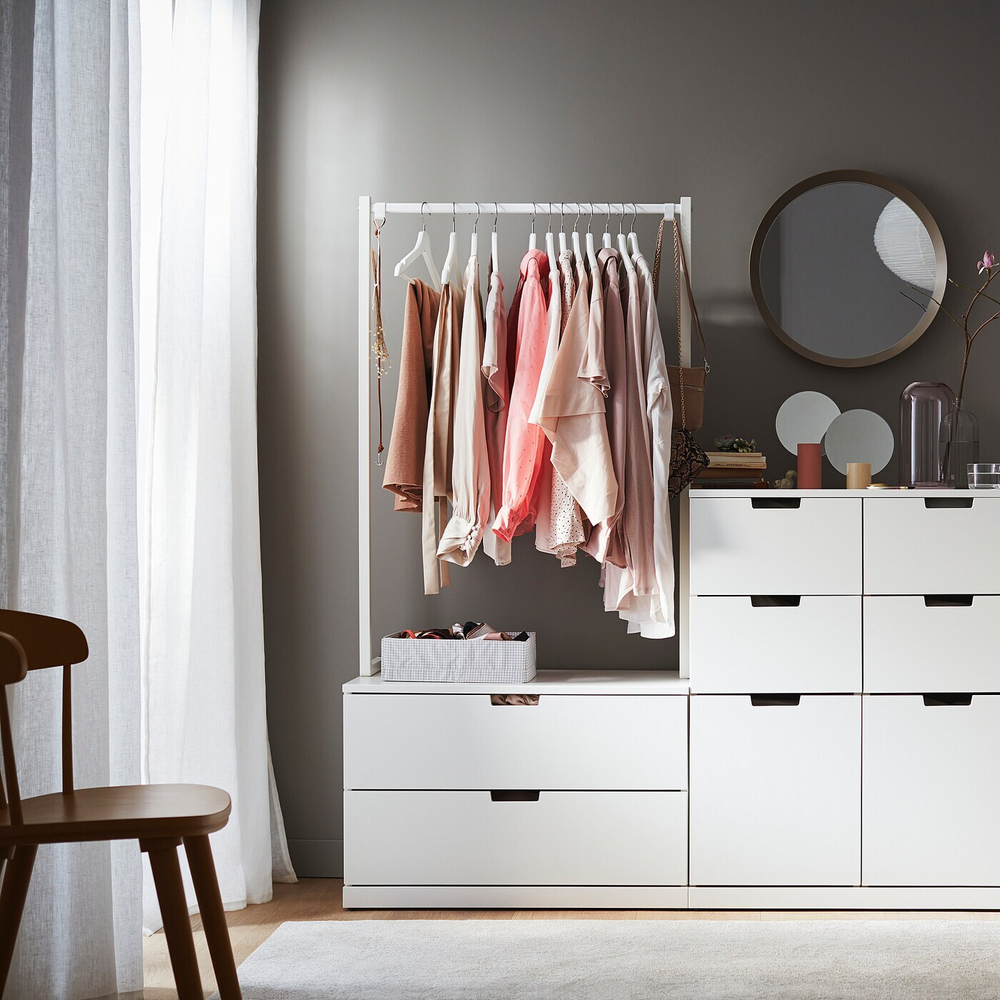 Набор вешалок IKEA BUMERANG (БУМЕРАНГ), Белый, 8 шт