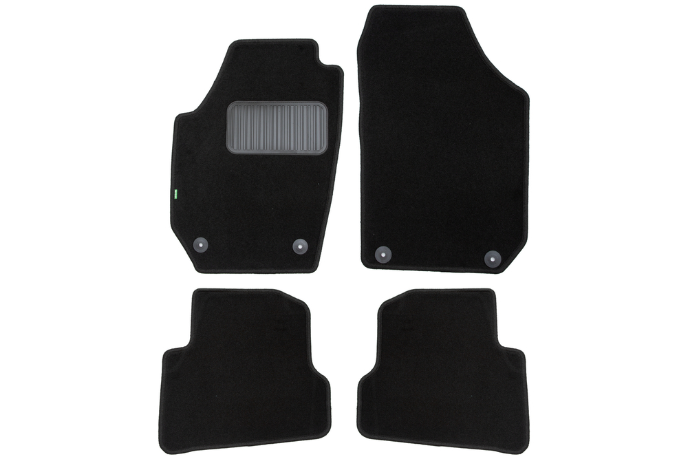 Коврики в салон для SKODA Fabia, Fabia Scout 2007-2010, 2010-2014 хэтчбек, 4 шт. (текстиль) KLEVER02450601210KH
